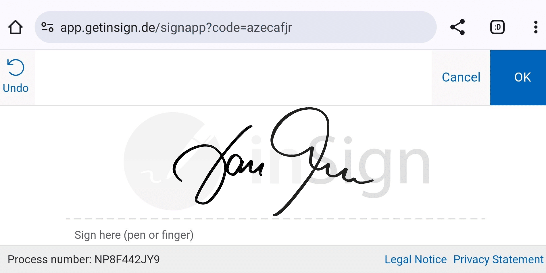 inSign Signature