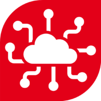 performance-page icon(2) skalierung in der cloud über container-architektur
GrafiK: Cloud icon mit Schnittstellensymbolen